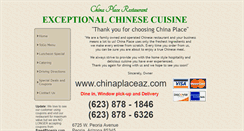 Desktop Screenshot of chinaplaceaz.com